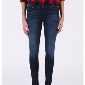 Black Orchid Jude skinny blue jeans; 26 cropped